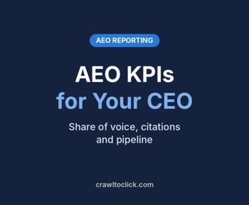 AEO KPIs to report to your CEO guide cover