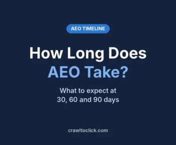 How long does AEO take guide cover