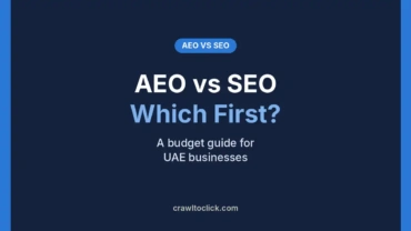 AEO vs SEO which first budget guide for UAE businesses cover