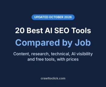 20 best AI SEO tools in 2026 compared by job