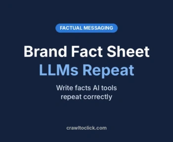Brand fact sheet LLMs repeat correctly