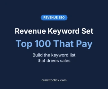 Revenue keyword set: the top 100 keywords that pay