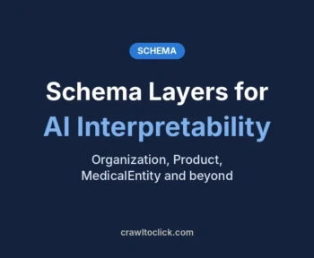 Schema layers for AI interpretability: Organization, Product, MedicalEntity and beyond