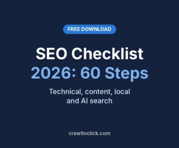 SEO checklist 2026: 60 steps