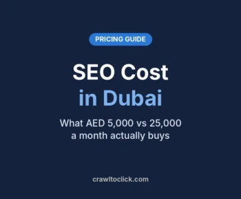 SEO cost in Dubai pricing guide cover