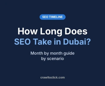 How long does SEO take in Dubai guide cover